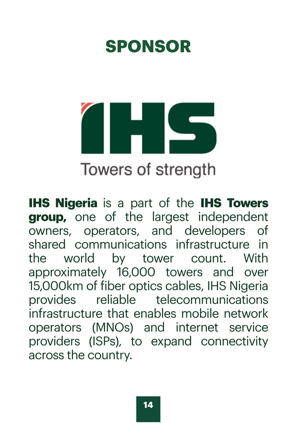 Sponsor: IHS Nigeria